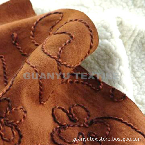 Suede Embroidery With Bonded (GYXH-004)